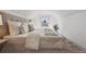 Comfortable bedroom with plush bedding and natural light from a window at 4022 E 17Th Avenue Pkwy, Denver, CO 80220
