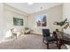 Bonus room with neutral carpet, light walls, and a bright window with a view at 31008 Big Bear Dr, Evergreen, CO 80439