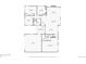 Detailed floor plan showcasing the layout with bedroom, bathroom, living, and kitchen dimensions at 1025 Zang St, Golden, CO 80401