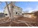 Spacious backyard with stamped concrete patio, grilling area, and low maintenance landscaping at 4221 Pioneer Pl, Brighton, CO 80601