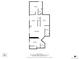 Spacious basement floorplan features wet bar, recreation room, bathroom, and bedroom at 2333 Paint Pony Cir, Castle Rock, CO 80108