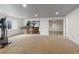 Expansive basement area offering versatile space, a wet bar and easy access to other areas of the home at 2333 Paint Pony Cir, Castle Rock, CO 80108