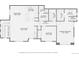Detailed floor plan showcasing the layout of the kitchen, living room, bedrooms, and bathrooms at 13151 Grant N Cir # C, Thornton, CO 80241
