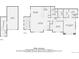 Detailed floor plan showcasing the layout of the garage, foyer, kitchen, living room, bedrooms, and bathrooms at 13151 Grant N Cir # C, Thornton, CO 80241