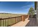 Deck offering expansive views of the landscape at 7851 S Quatar Ct, Aurora, CO 80016