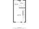 Second floor plan with the living room, dining area, and kitchen with dimensions at 3744 Miller Ct, Wheat Ridge, CO 80033