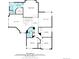 Second floor layout with dimensions for primary bedroom, bathroom and additional bedrooms at 10028 Chelmsford Ter, Parker, CO 80134