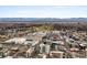 Aerial view showing shopping center and the surrounding area at 30 Garfield St # B, Denver, CO 80206