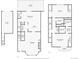 Floor plan showcasing layout of the first floor, including kitchen, living room, and balcony at 30 Garfield St # B, Denver, CO 80206