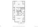 Floor plan of the second floor featuring bedrooms, bathrooms, and a balcony at 30 Garfield St # B, Denver, CO 80206