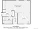 Basement floor plan featuring a recreation room, bathroom, and storage at 7294 S Syracuse St, Centennial, CO 80112