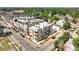 Modern townhome development with surrounding neighborhood at 4490 W 45Th Ave, Denver, CO 80212