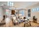 Inviting living room featuring stylish furnishings and an open layout connecting to the kitchen at 1818 S Humboldt St, Denver, CO 80210