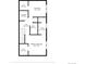 Detailed floor plan showcasing bedroom, walk-in closet, and bathroom layouts at 150 S Harrison St # 9, Denver, CO 80209