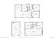 Detailed floor plan showcasing the layout of the first floor and basement at 10712 Larson Dr, Northglenn, CO 80233