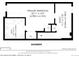 Basement floor plan featuring primary bedroom, bathroom, and study layout with dimensions at 7647 Elmwood St, Littleton, CO 80125