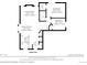 Main level floor plan of the home showing layout of living room, dining room, kitchen, and bedrooms at 7647 Elmwood St, Littleton, CO 80125