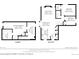 Detailed floor plan showcasing the layout of the home, including dimensions of each room at 7647 Elmwood St, Littleton, CO 80125