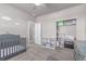 Bedroom featuring plush carpet, neutral walls, and space for play and rest at 525 Remington Dr, Hudson, CO 80642