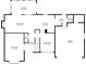 Detailed floor plan showcasing the layout of the main level including kitchen, living room, and garage at 4693 Chatham St, Boulder, CO 80301