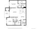 Detailed floorplan showcasing the layout of the home, including measurements of the rooms at 8200 E 8Th Ave # 5-204, Denver, CO 80230