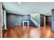 Spacious living room featuring hardwood floors at 3438 Cade Ct, Castle Rock, CO 80104