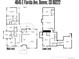 Floor plan showing Main Level and Lower Level with room dimensions for layout planning at 4645 E Florida Ave, Denver, CO 80222