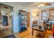 Open living area with hardwood floors, stylish furnishings, and views to other rooms at 433 Fox St, Denver, CO 80204