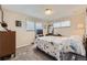 Bedroom features carpet flooring, natural light, and neutral paint at 170 S Fenton St, Lakewood, CO 80226