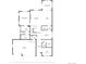 Detailed floorplan showcasing the layout of the home's main level at 5597 Pinto Valley St, Parker, CO 80134