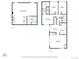 Floor plans display both stories of the home, including dimensions of the main living areas and bedrooms at 7172 S Vine Cir, Centennial, CO 80122