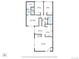 A floor plan showcases the first story of the home, including the living room, dining area, and kitchen at 7172 S Vine Cir, Centennial, CO 80122