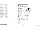 Detailed floor plan of the first floor layout, with kitchen, living spaces, bedroom, and balcony at 3600 S Pierce St # 5-202, Denver, CO 80235