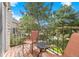 Cozy outdoor balcony with seating area, perfect for enjoying the fresh air and relaxing outdoors at 13824 E Lehigh Ave # B, Aurora, CO 80014