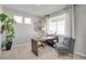 Bright office space featuring a large window with views of the community at 3285 Belleville Ridge Rd, Elizabeth, CO 80107