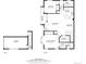 Detailed floor plan showing the garage level with garage, stairwell and foyer dimensions at 341 Granby Way # A, Aurora, CO 80011