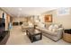 Spacious finished basement living room area perfect for entertaining or relaxing at 3315 N Stuart St, Denver, CO 80212