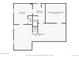 Finished basement plan with bedroom, bathroom, utility room and stairs at 4175 S Sidney Ct, Denver, CO 80237