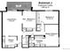 Floor plan of the home showing the layout of the rooms and dimensions at 13631 E Marina Dr # 502, Aurora, CO 80014