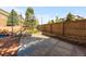 Backyard featuring a sports court area at 10700 Addison Ct, Highlands Ranch, CO 80126