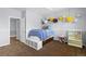 A charming bedroom with playful decor and a cozy atmosphere at 10700 Addison Ct, Highlands Ranch, CO 80126