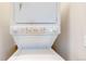White Frigidaire stackable washer and dryer unit with easy-to-use controls in a modern laundry area at 615 24Th St # 103, Golden, CO 80401