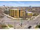 Aerial view of the building showing architectural design and surrounding neighborhood at 1601 Park Ave # 202, Denver, CO 80218