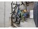 Secured bike storage room for residents to safely store their bicycles at 1601 Park Ave # 202, Denver, CO 80218