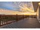 Beautiful new deck overlooking the prairie at 69101 E 72Nd Ave, Byers, CO 80103