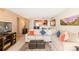 Spacious living room perfect for entertaining with an open view to the kitchen at 1020 15Th St # 16A, Denver, CO 80202