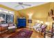 Bedroom displaying a hardwood floor, a vintage dresser, and a red persian-style rug at 357 Birch St, Denver, CO 80220