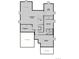 Basement floor plan featuring a recreation room, flex room, bedroom, bathroom, and unfinished storage areas at 8658 Pennycress Dr, Littleton, CO 80125