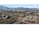 Beautiful aerial view of neighborhood with Rocky Mountain view at 2024 Ford St, Golden, CO 80401