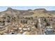 Scenic aerial view of the neighborhood with the mountains in the distance at 2024 Ford St, Golden, CO 80401